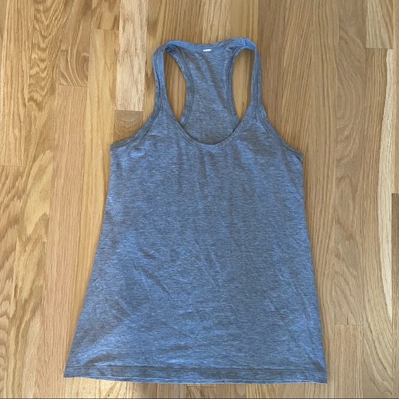Lululemon womens grey tank top size 4